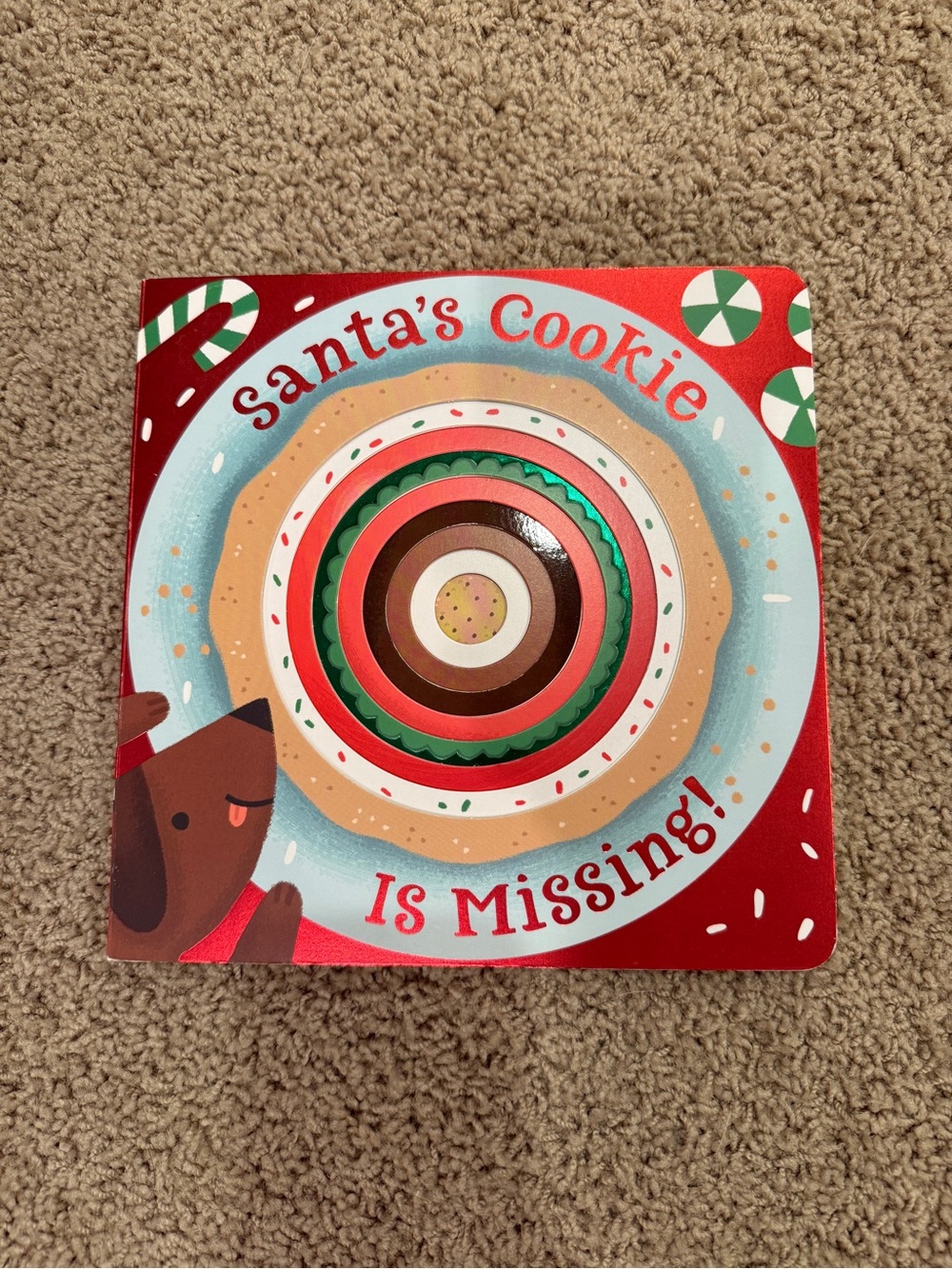 Santa's Cookie Is Missing! Holiday Children's Board Book
